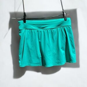 🌻Lands' End Green Skirted Swim Suit Bottoms Size 4
